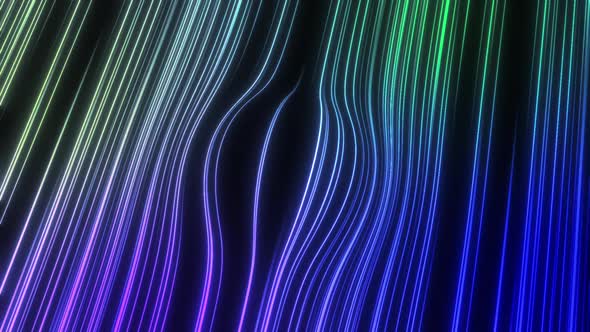 abstract background neon lines concept of distortion or big data alt