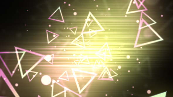 Retro Triangles, Motion Graphics | VideoHive
