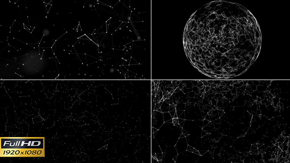 Moving Constellations Background 4 Pack