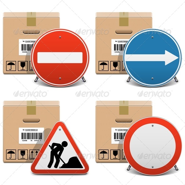 Shipment Icons Set 23 - Industries Business