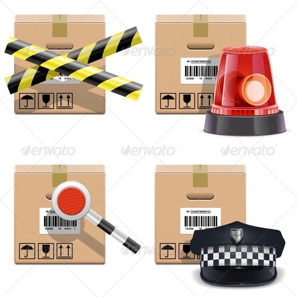 Shipment Icons Set 25 - Industries Business