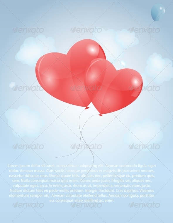 Happy Valentines Day Card with Hearts - Valentines Seasons/Holidays