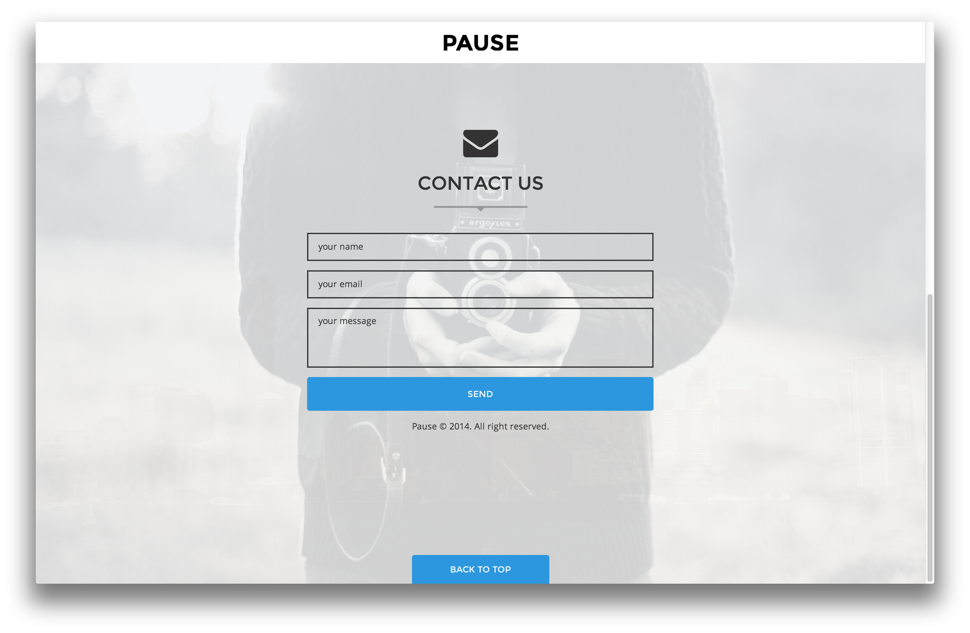 Pause - Responsive Coming Soon HTML Template by cyclicstudio | ThemeForest