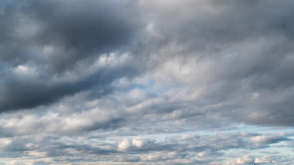 Winter Storm Clouds Sky Time Lapse alt