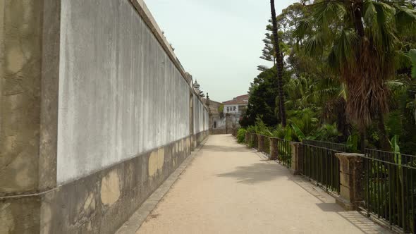 Stone Fence Protecting Botanical Garden of the University of Coimbra