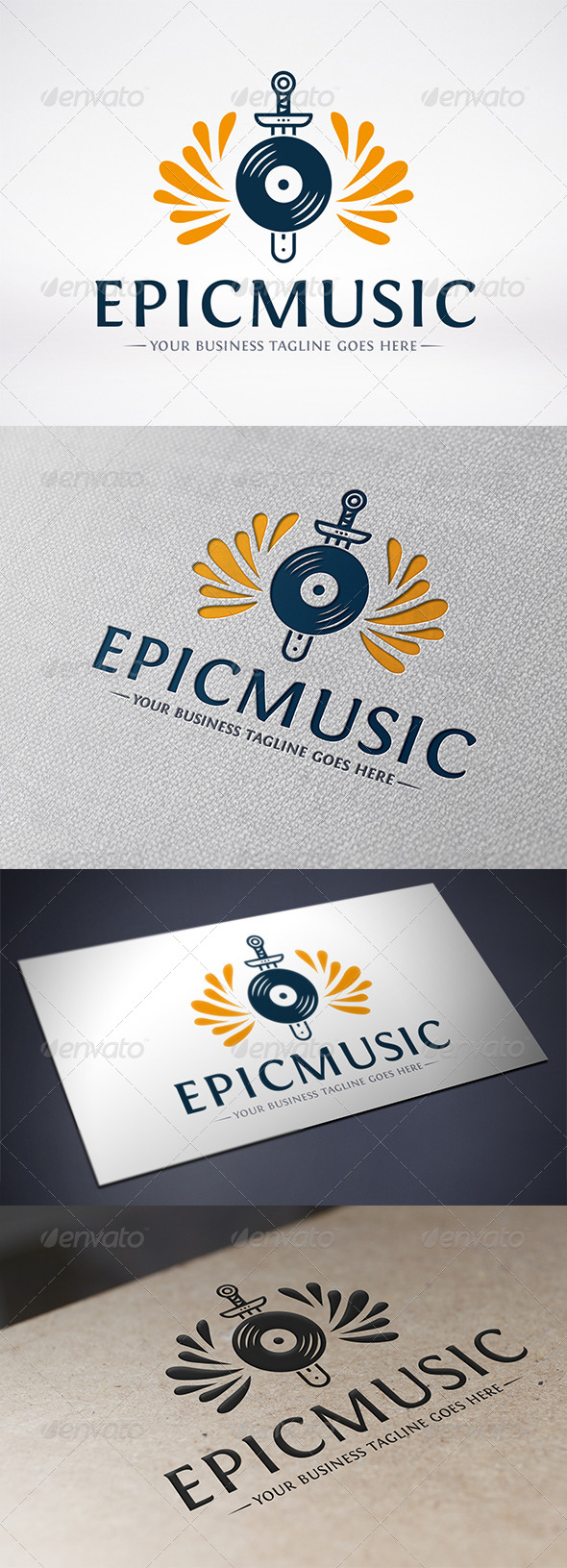Epic Music Logo Template - Symbols Logo Templates