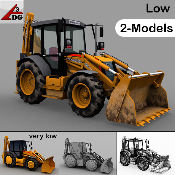 Tractor + Traktor_LOW - 3Docean 6583166