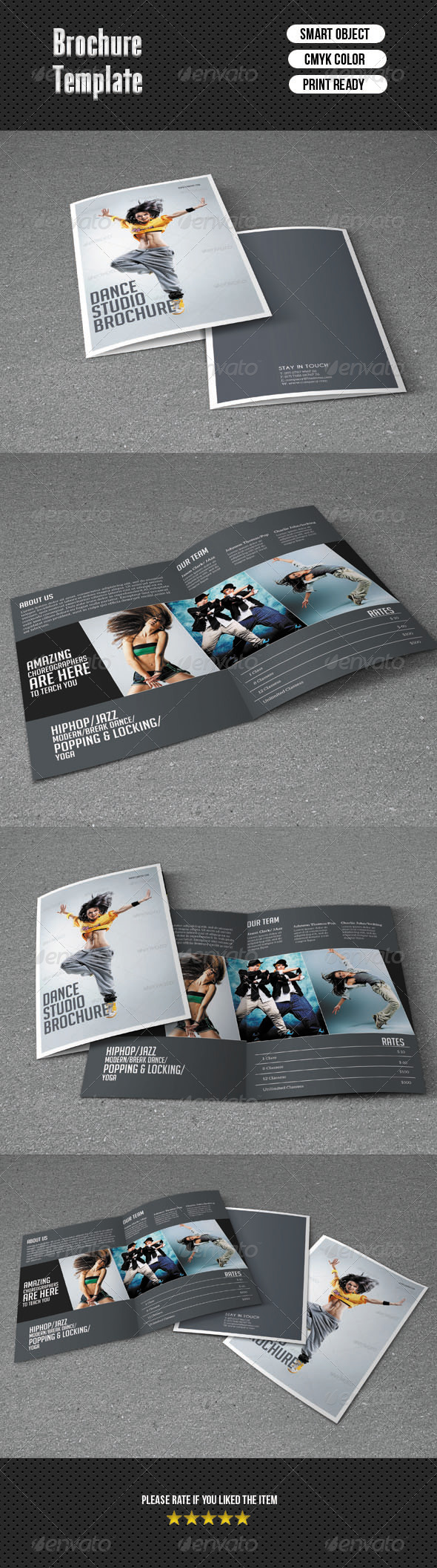 Bifold Brochure-Dance Studio - Corporate Brochures