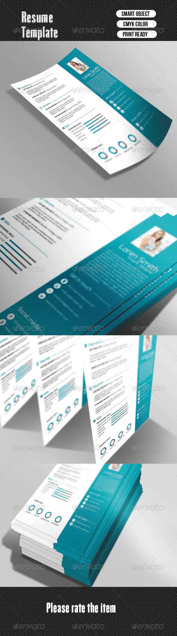 Clean Resume - Resumes Stationery