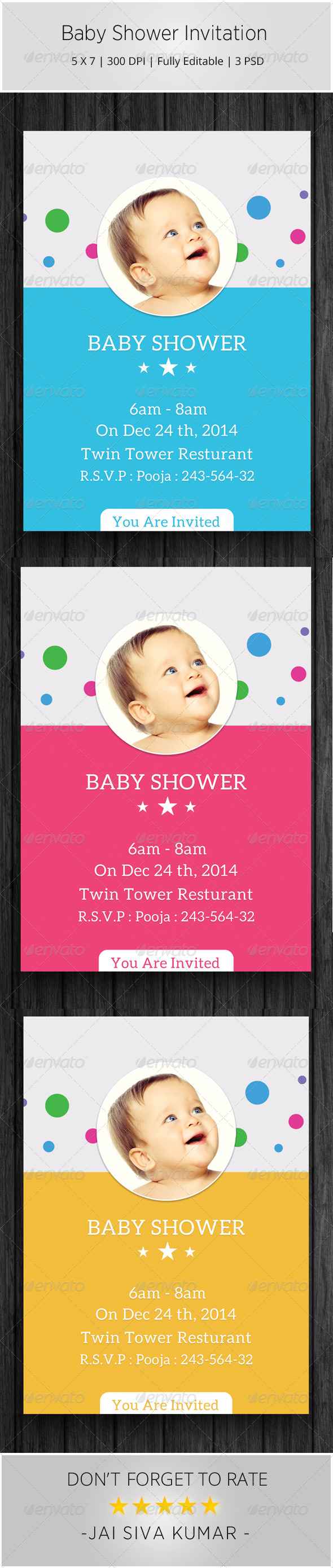 Baby Shower Invitation Templates - Invitations Cards & Invites
