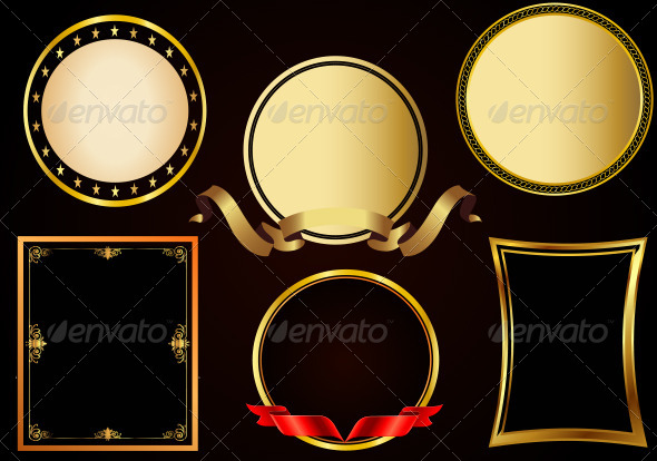 Vintage Photo Frames Collection - Decorative Vectors