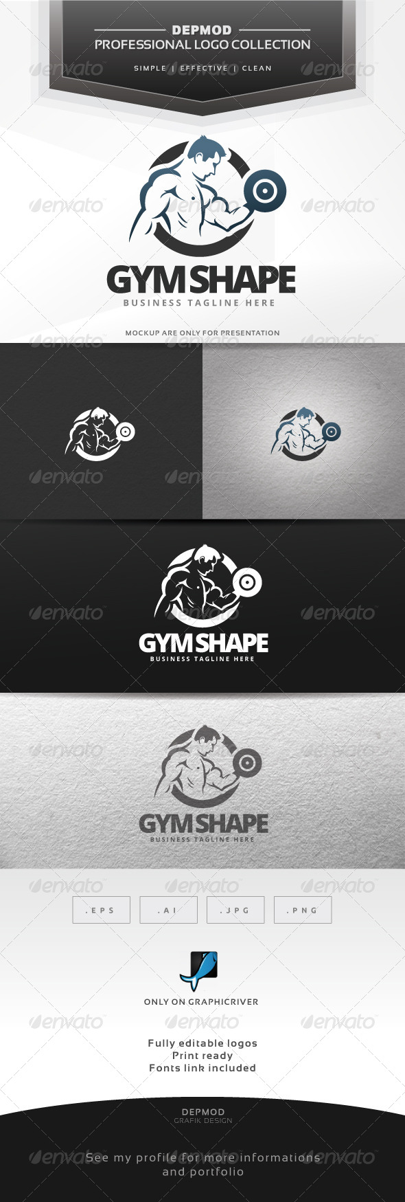 Gym Shape Logo