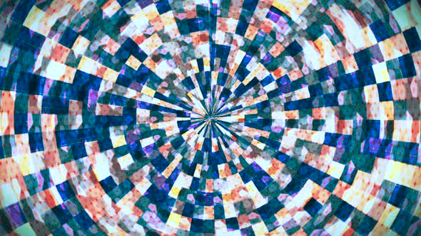 Broadcast Hi-Tech Glittering Abstract Patterns Tunnel 067