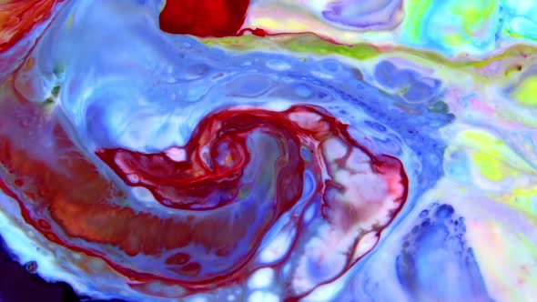 Psychedelic Galactic Paint Texture Background  alt