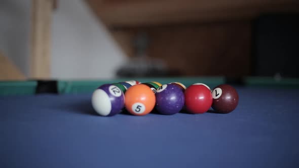 American Billiard Balls Move in Different Directions After Being Hit alt
