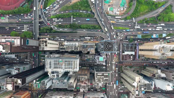 Top view of Hong Kong  alt