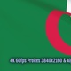 Algeria waving flag transition 4k and 1080 HD footage with alpha channel - VideoHive Item for Sale