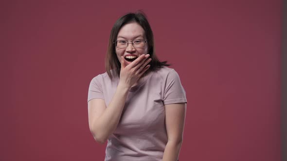 Asian Girl Strong Laughs