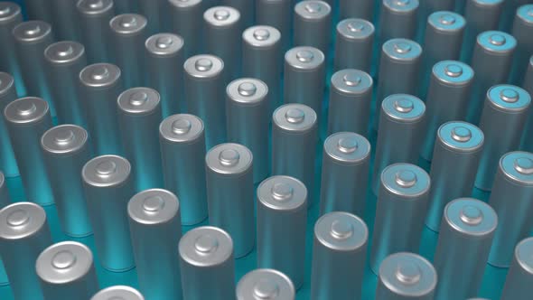 Lithium Battery concept - electrical power supply of rechargeable source alt