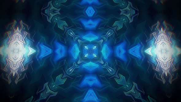 Glass Wavy Pattern Like Kaleidoscope with Waves Multicolor Gradient alt