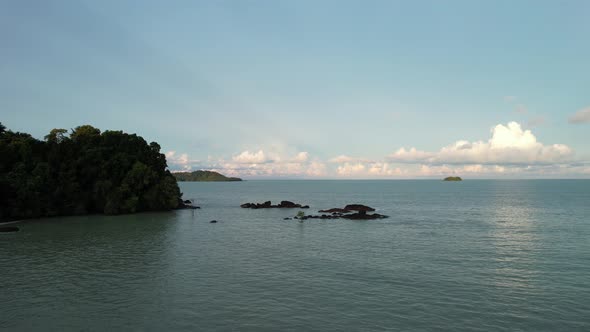 The Beaches at the most southern part of Borneo Island alt