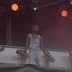 Black rapper in overalls on stage - VideoHive Item for Sale