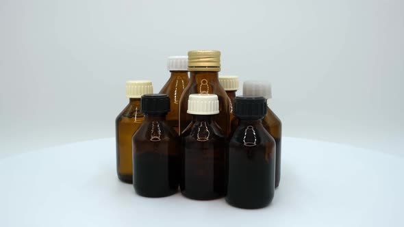 Medical bottles syrup
