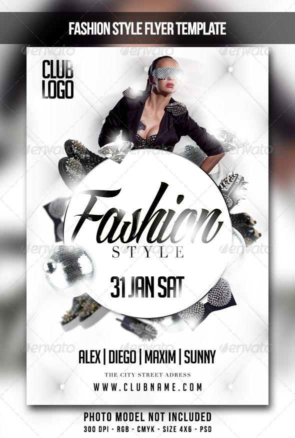 Fashion Style Flyer - Clubs & Parties Events