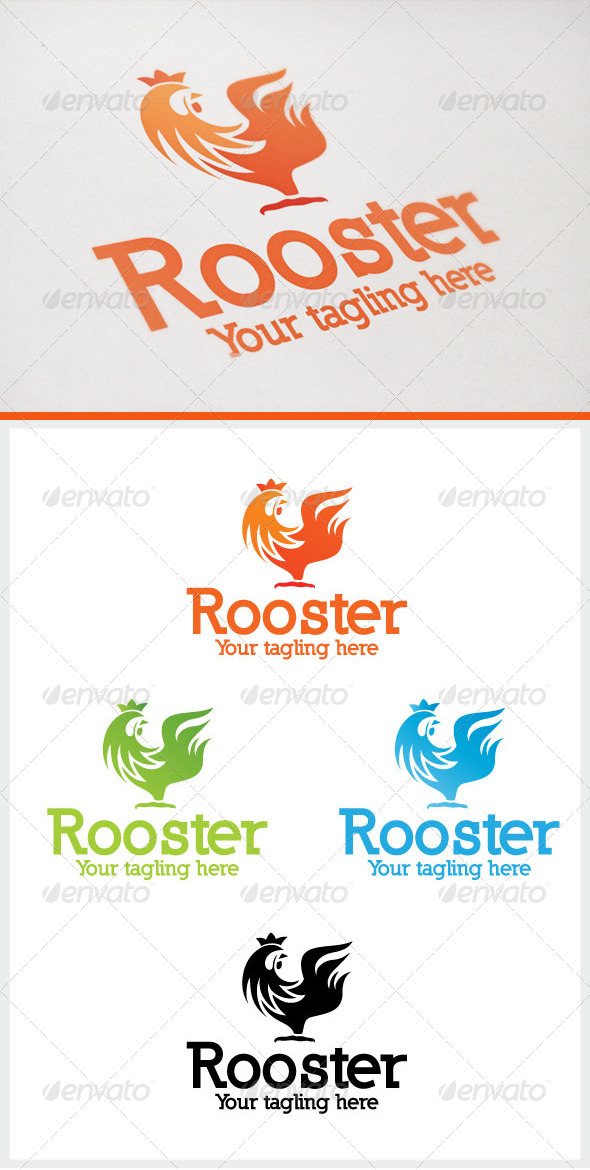 Rooster - Animals Logo Templates
