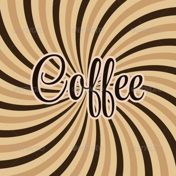 Coffee Abstract Hypnotic Background - Flowers & Plants Nature