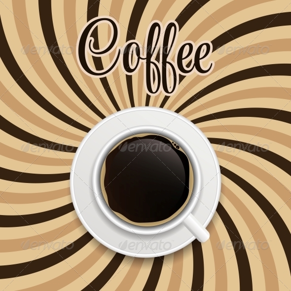 Coffee Abstract Hypnotic Background - Flowers & Plants Nature