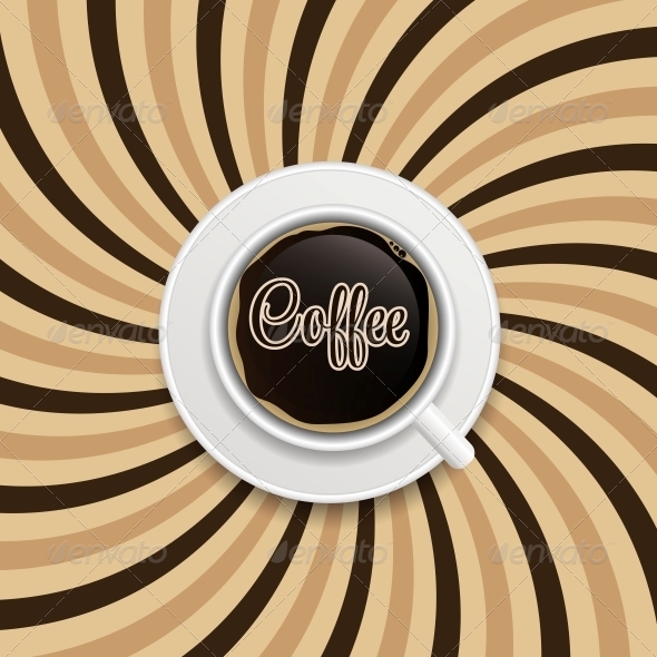 Coffee Abstract Hypnotic Background - Flowers & Plants Nature