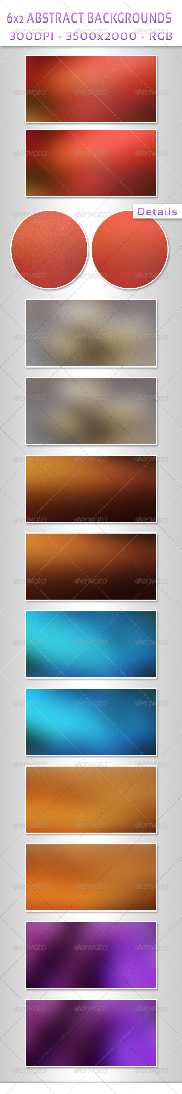 6x2 Abstract Backgrounds - Abstract Backgrounds