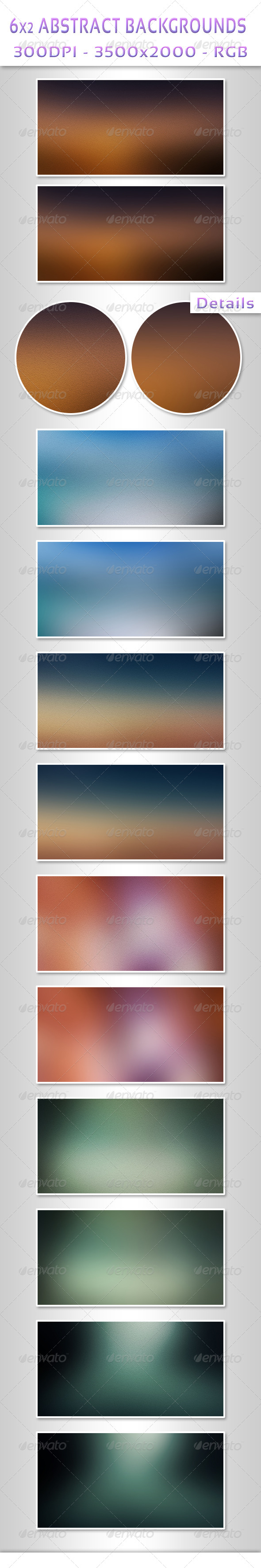 6x2 Abstract Backgrounds 2 - Abstract Backgrounds