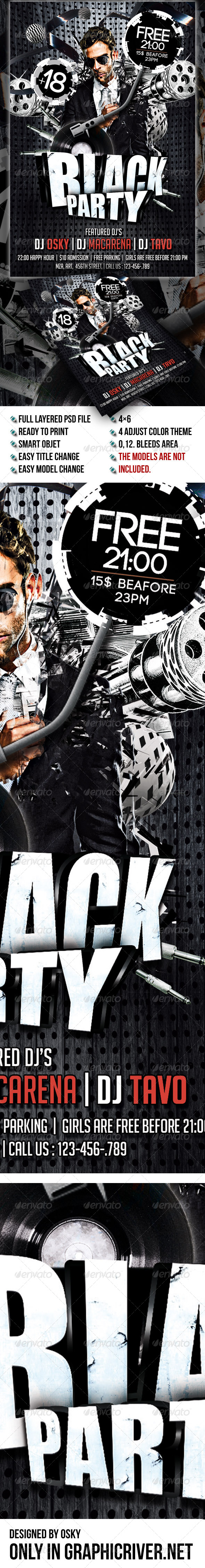 Black Party - Clubs & Parties Events