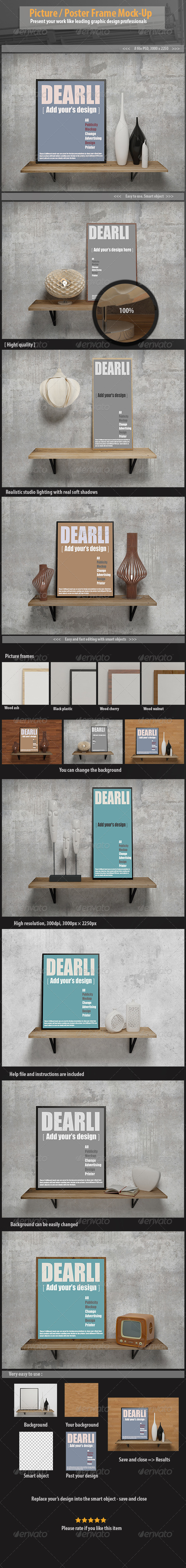 Picture / Poster Frame Mock-Up - Posters Print