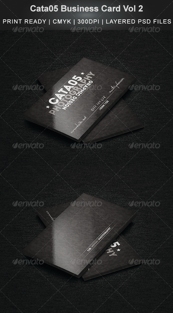 Cata05 Business Card Vol 2 - Business Cards Print Templates