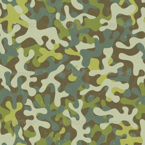 Camouflage Seamless Pattern - Patterns Decorative
