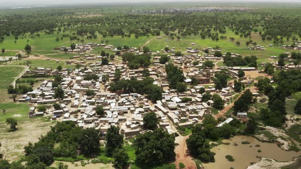Africa Mali Village Aerial View 14