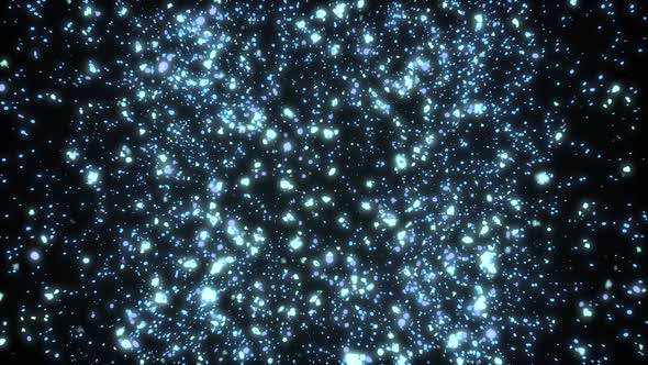Blue Particle Explosion Futuristic Particles Cosmic Shockwave Energy Animation alt