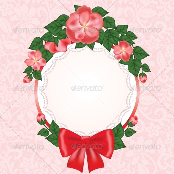 Vintage Invitation or Greeting Card - Backgrounds Decorative