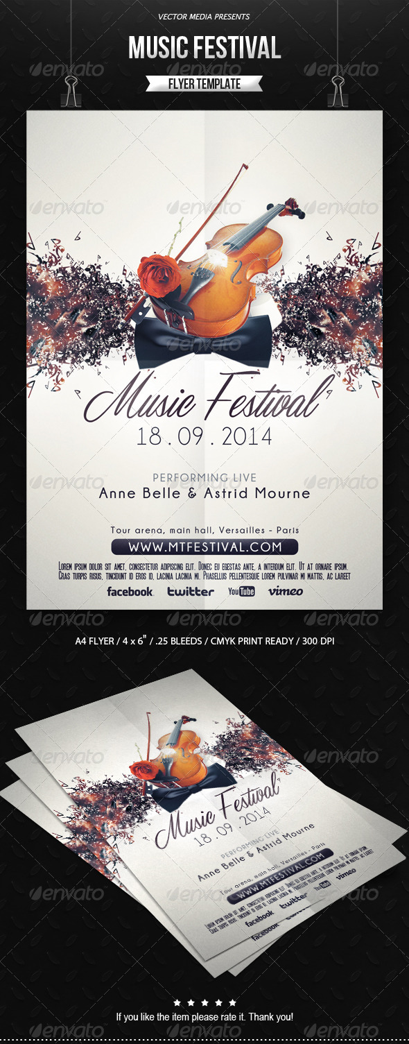 Music Festival - Flyer - Clubs & Parties Events