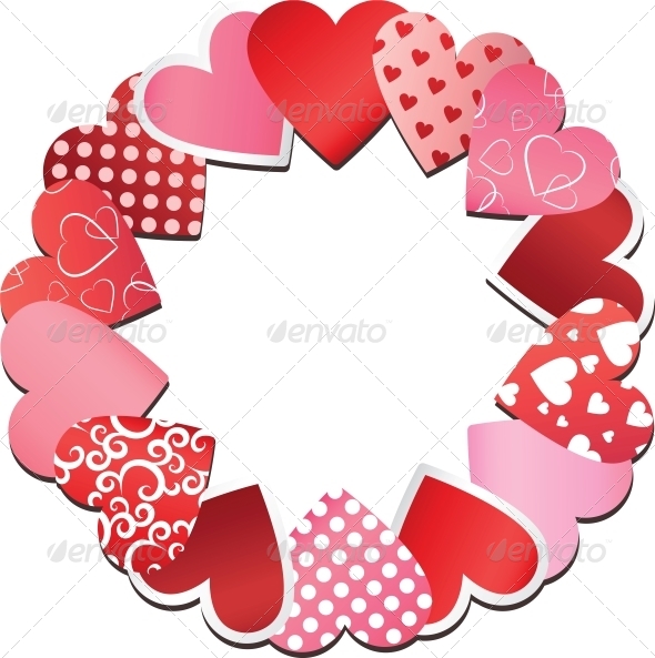 Hearts Frame - Valentines Seasons/Holidays