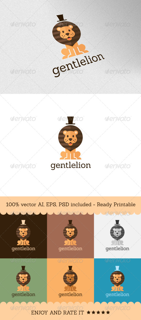 Gentlelion - Animals Logo Templates