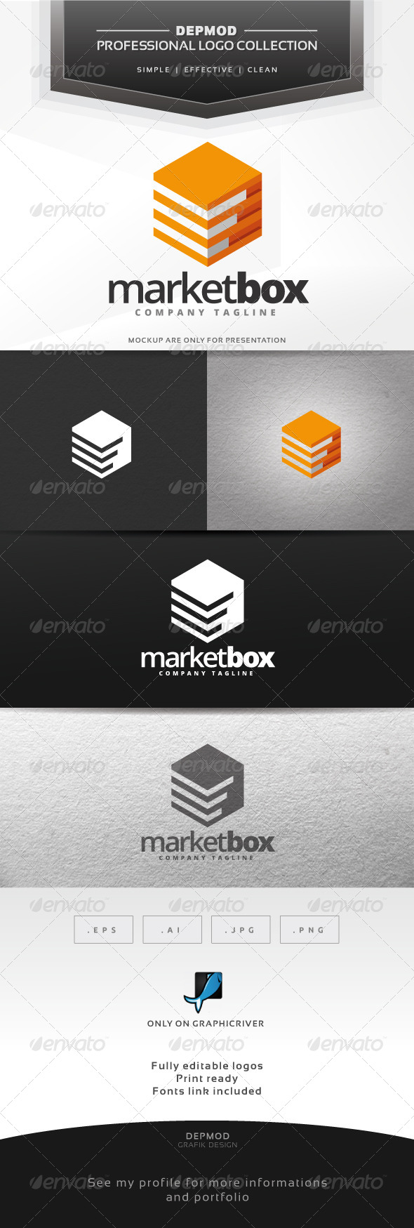 Market Box Logo - Abstract Logo Templates