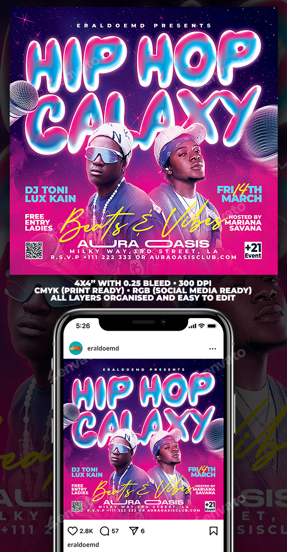 Hip Hop Flyer