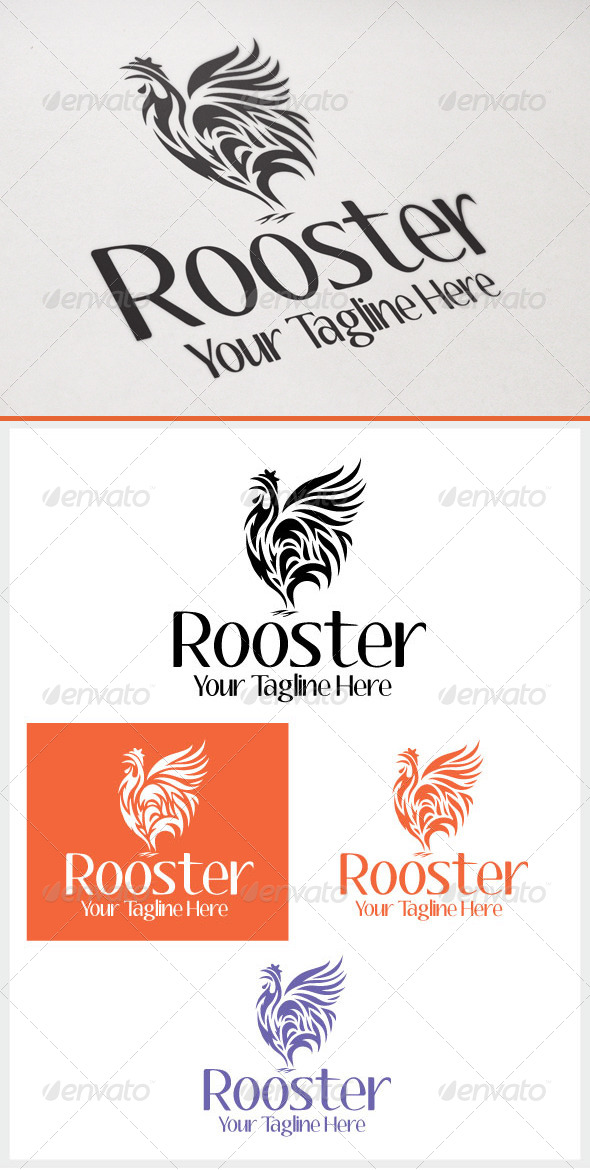 Rooster - Animals Logo Templates