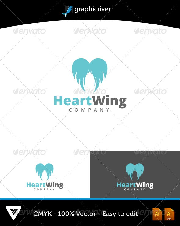 HeartWing - Logo Templates