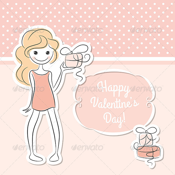 Valentines Day Greeting Card - Valentines Seasons/Holidays