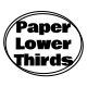 Paper Lower Thirds | PP - VideoHive Item for Sale